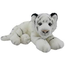 White Tiger Lying 30cm