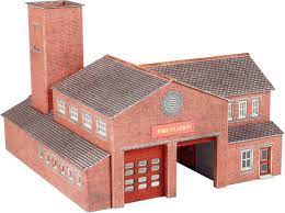 Metcalfe N Scale Fire Station PN189