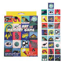Memory Game NZ Pop Art Memory Game