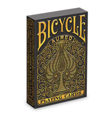 Bicycle Aureo Black Playing Cards