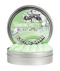 Aarons Thinking Putty Electric Green 5cm