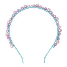 Pink Poppy Shimmering Mermaid Pearl Hairband