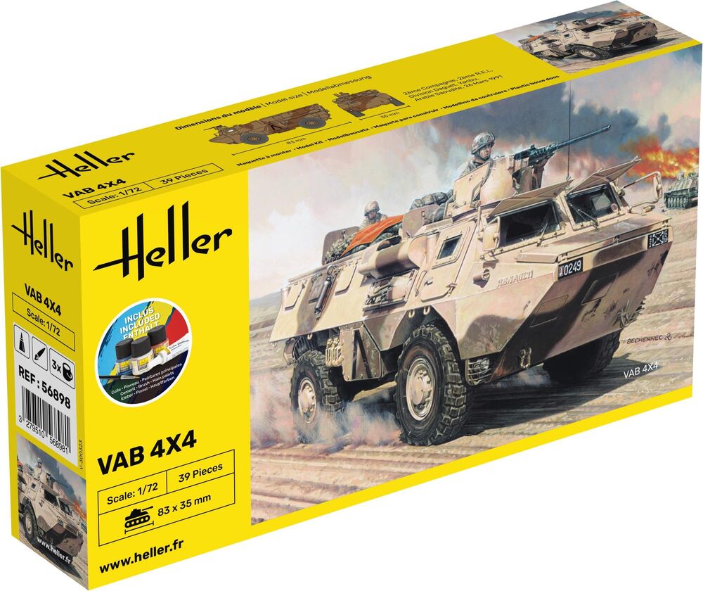 Heller 1/72 VAB 4x4 Starter Kit 56898