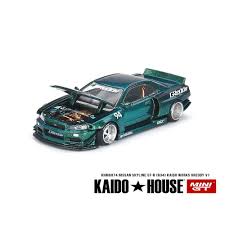 Mini GT 1:64 Kaido House Nissan Skyline GTR GREDDY V1  (R34)  074