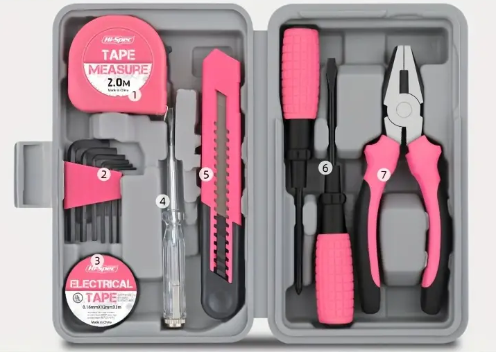 Pink Home Hardware Set
