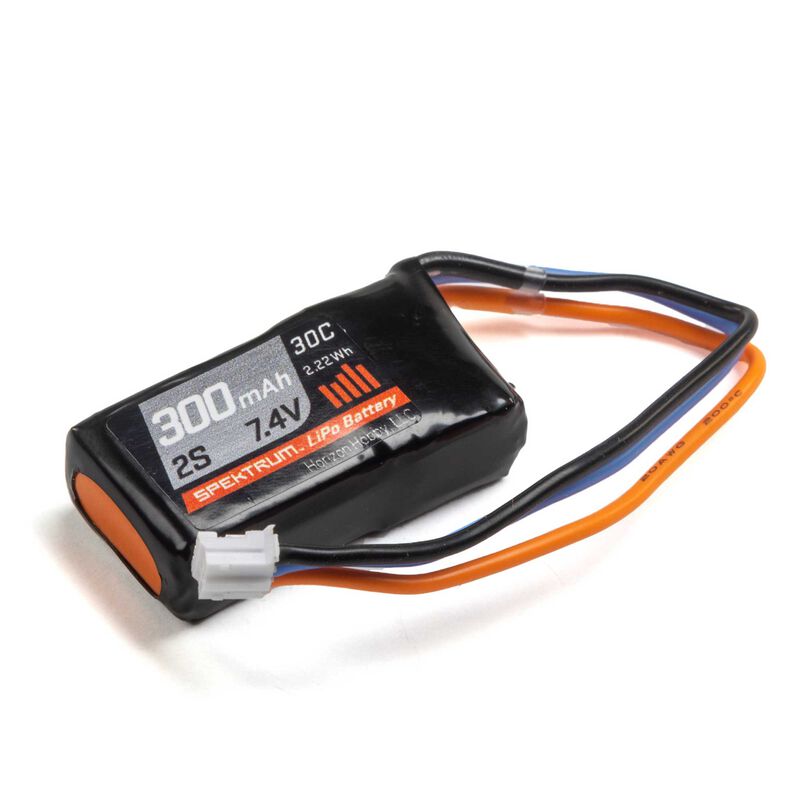 Spektrum 2S 7.4V 300mAh Lipo Battery PH Connector