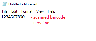 SalesPoint Barcode Scan
