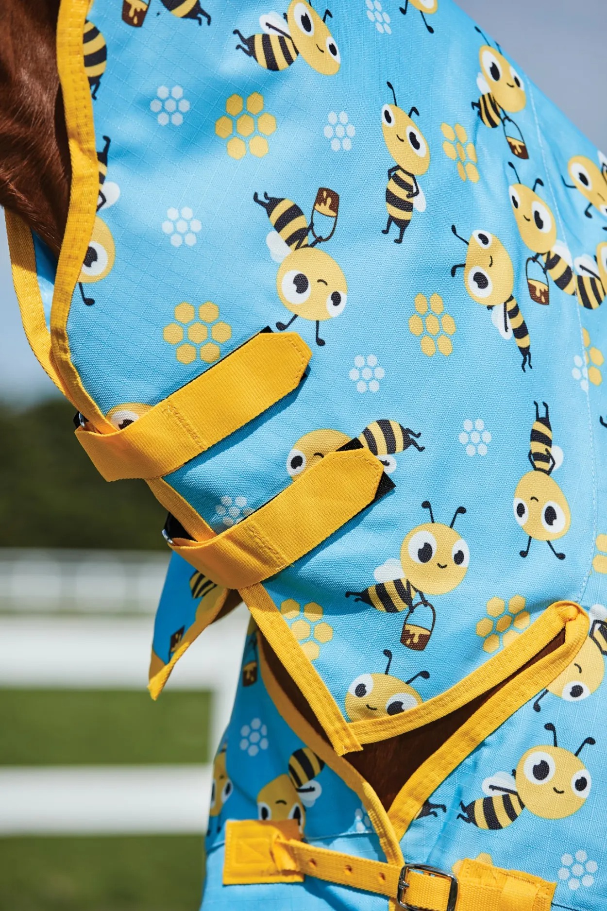 Weatherbeeta Comfitec Essential Combo Lite Bee Print - 4'3