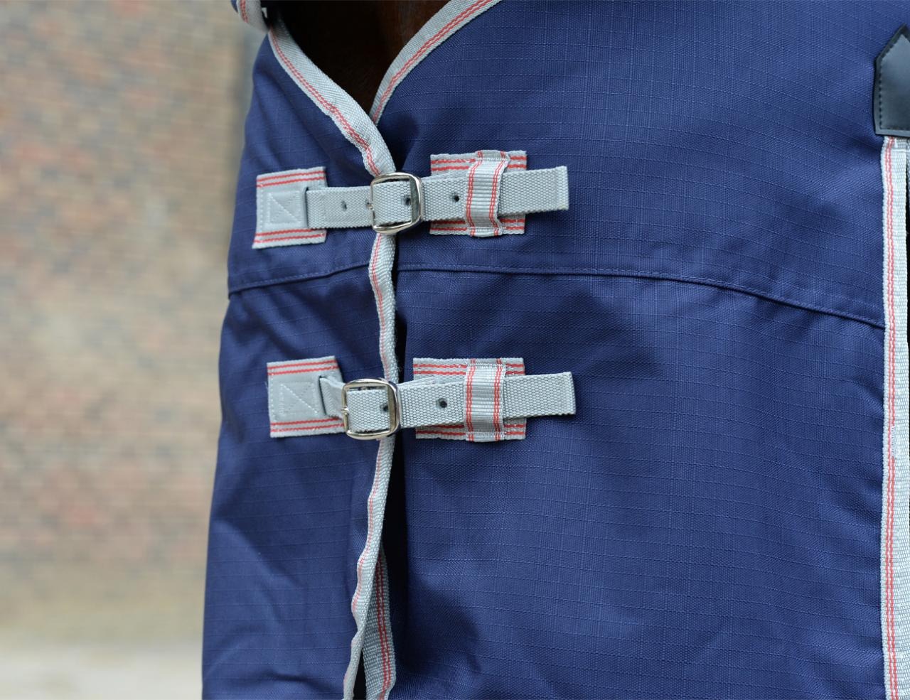 Weatherbeeta Comfitec Essential Combo Medium Navy/Silver/Red - 4'3
