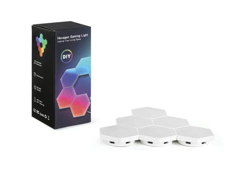 Smart RGB LED Hex Panel Kit 6 pack