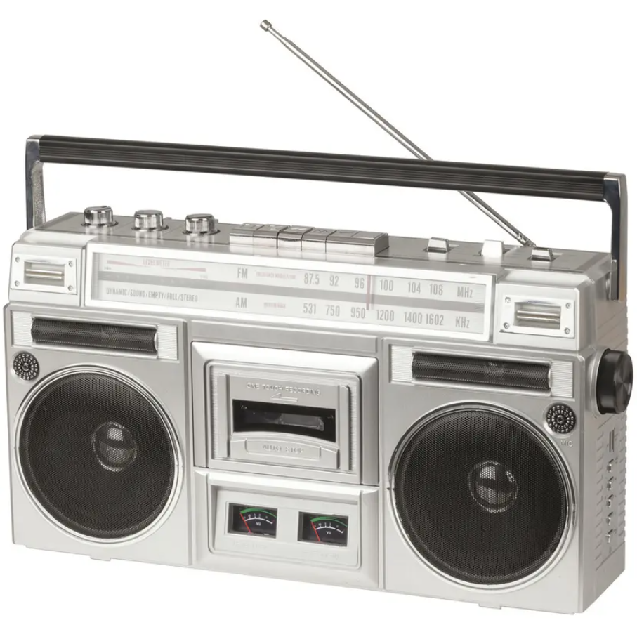 Ghetto Blaster with Bluetooth, Cassette Player and Radio