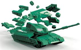 Airfix Quick Build Challenger Tank Green