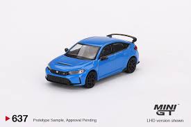 Mini GT 1:64 Honda Civic Type R Boost Blue Pearl