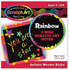 Scratch Art Mini Rainbow notes