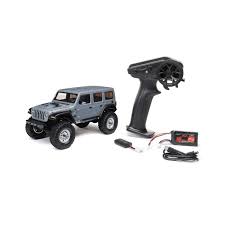 AXIAL 1/24 SCX24 JEEP WRANGLER JLU 4X4 ROCK CRAWLER BRUSHED RTR GRAY