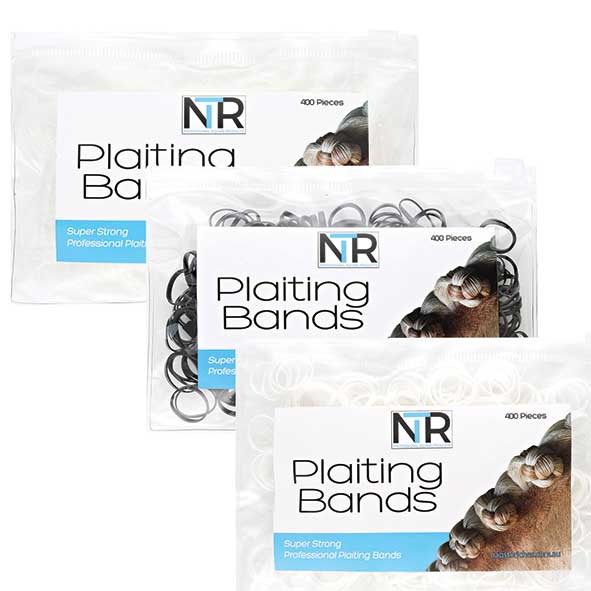 NTR Plaiting Bands - Black