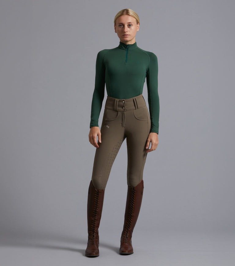 Premier Equine Coco Ladies Riding Breeches Walnut 14