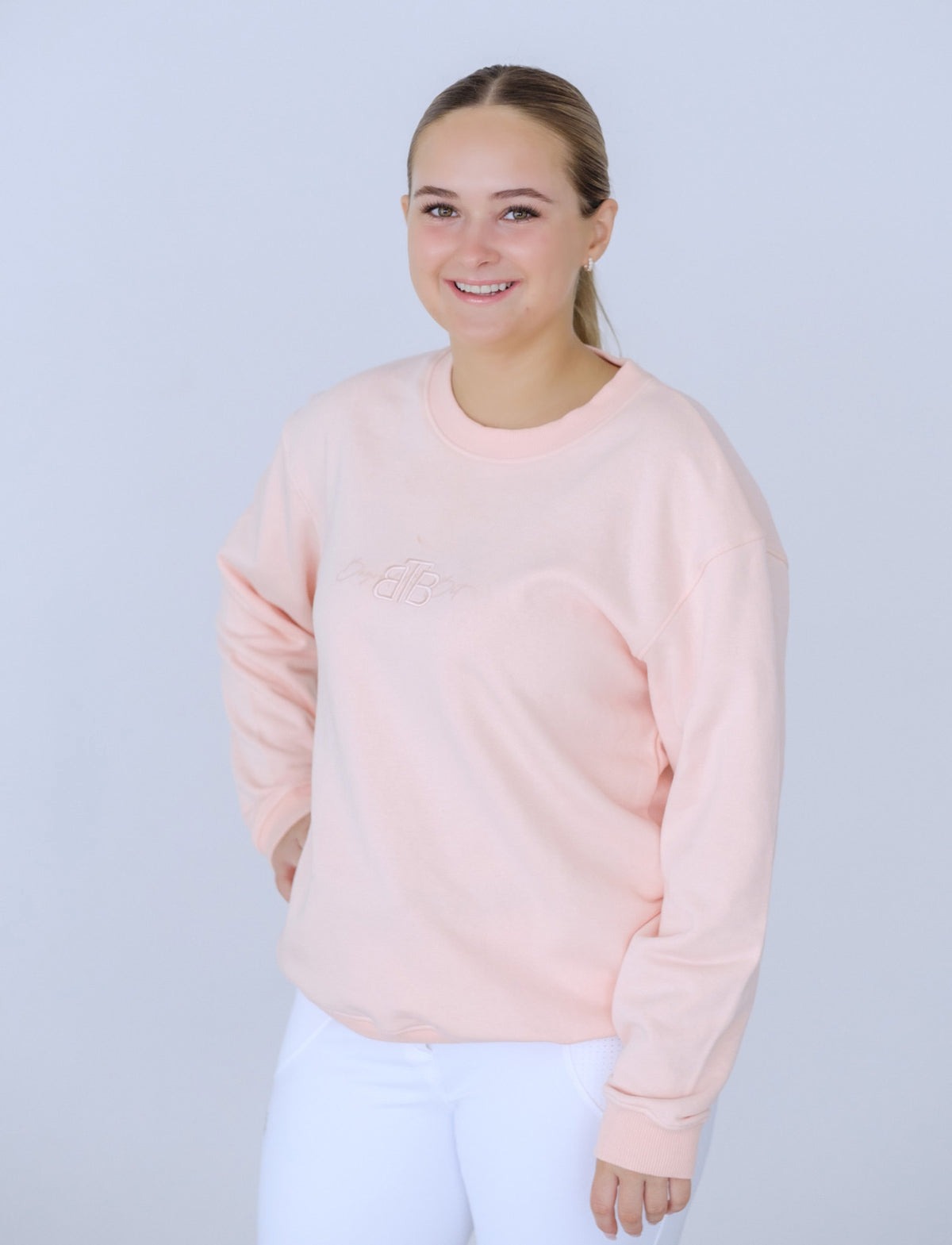 Beyond the Bit Sweatshirt - Soft Pink & Ocean