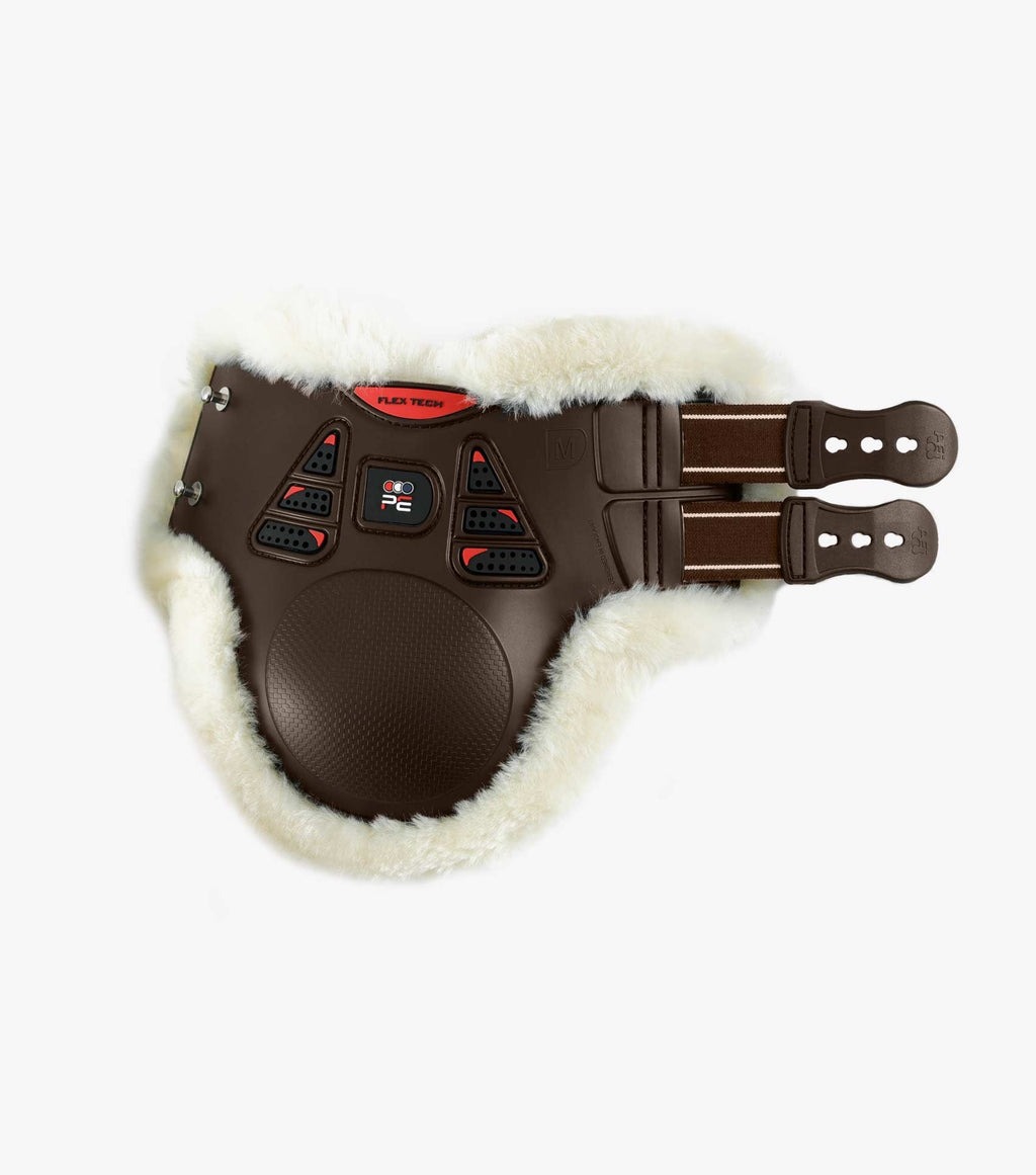 Premier Equine Techno Wool Fetlock Boots Brown L