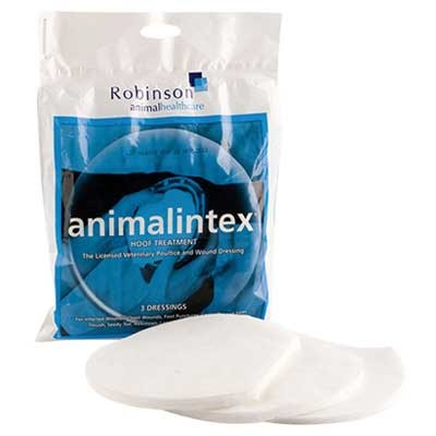 Vetpro Robinsons Animalintex Hoof Shaped Poultice