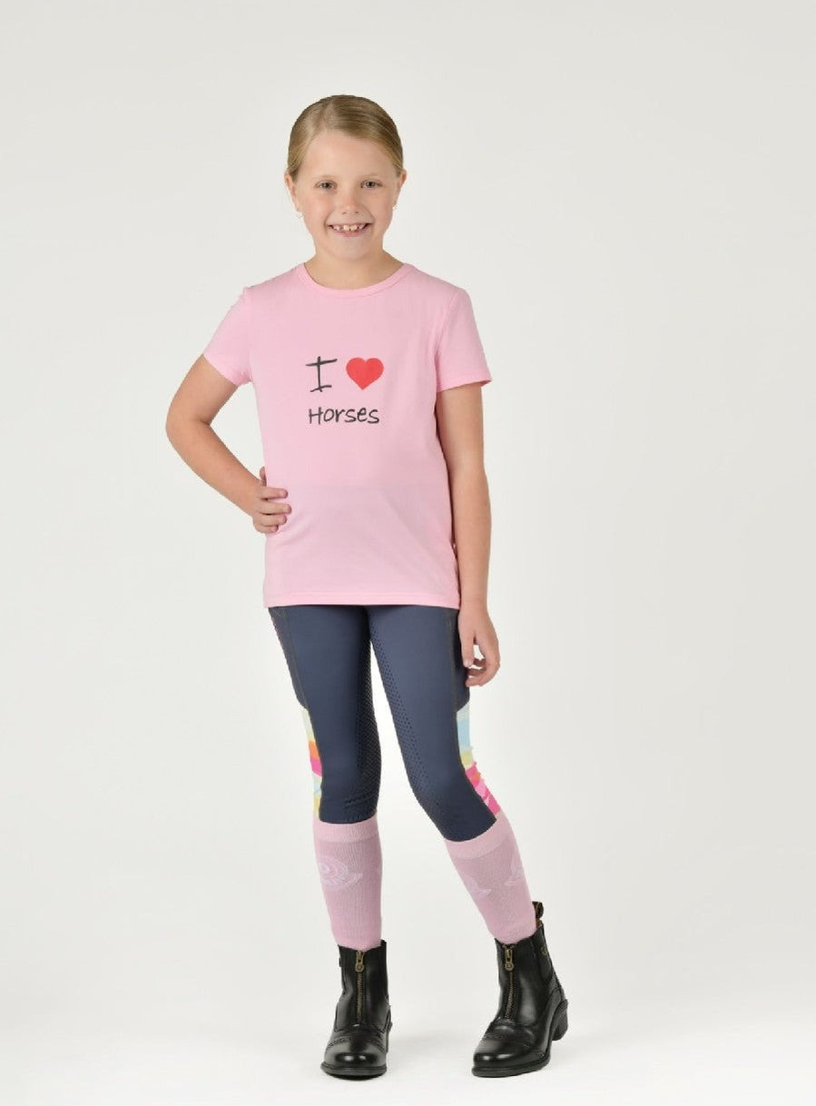 Dublin Beatrix I Love Horses T Pink - Size 10