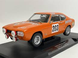 Model Car Group 1:18 Ford Capri Mk1 2600GT #203 Rally Monte Carlo SCHIMPF/ZAUNER