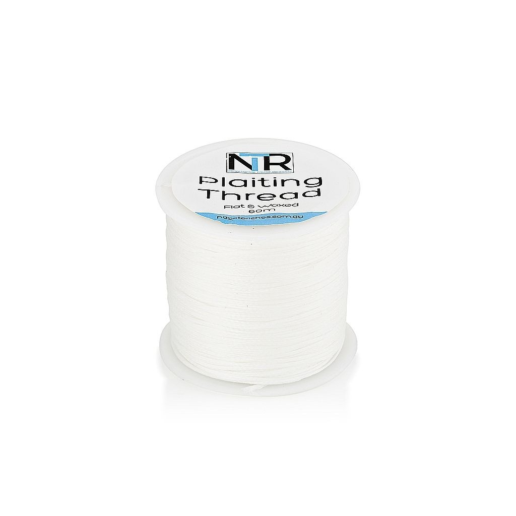 NTR Waxed Plaiting Thread - White