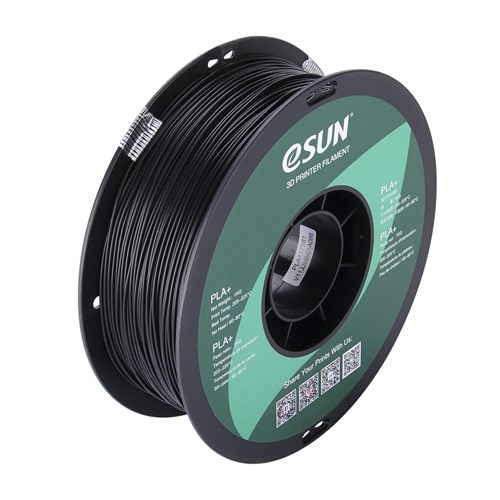 eSUN Black PLA+ Filament 1kg 1.75mm - Save $6