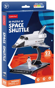 Space Shuttle    3D Puzzle - Cubic Fun