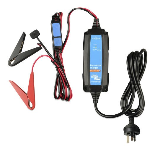 Victron Automotive IP65 Battery Charger 6V/12V-1.1A with DC connector