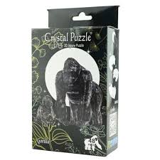 Crystal Puzzle Gorilla and Baby