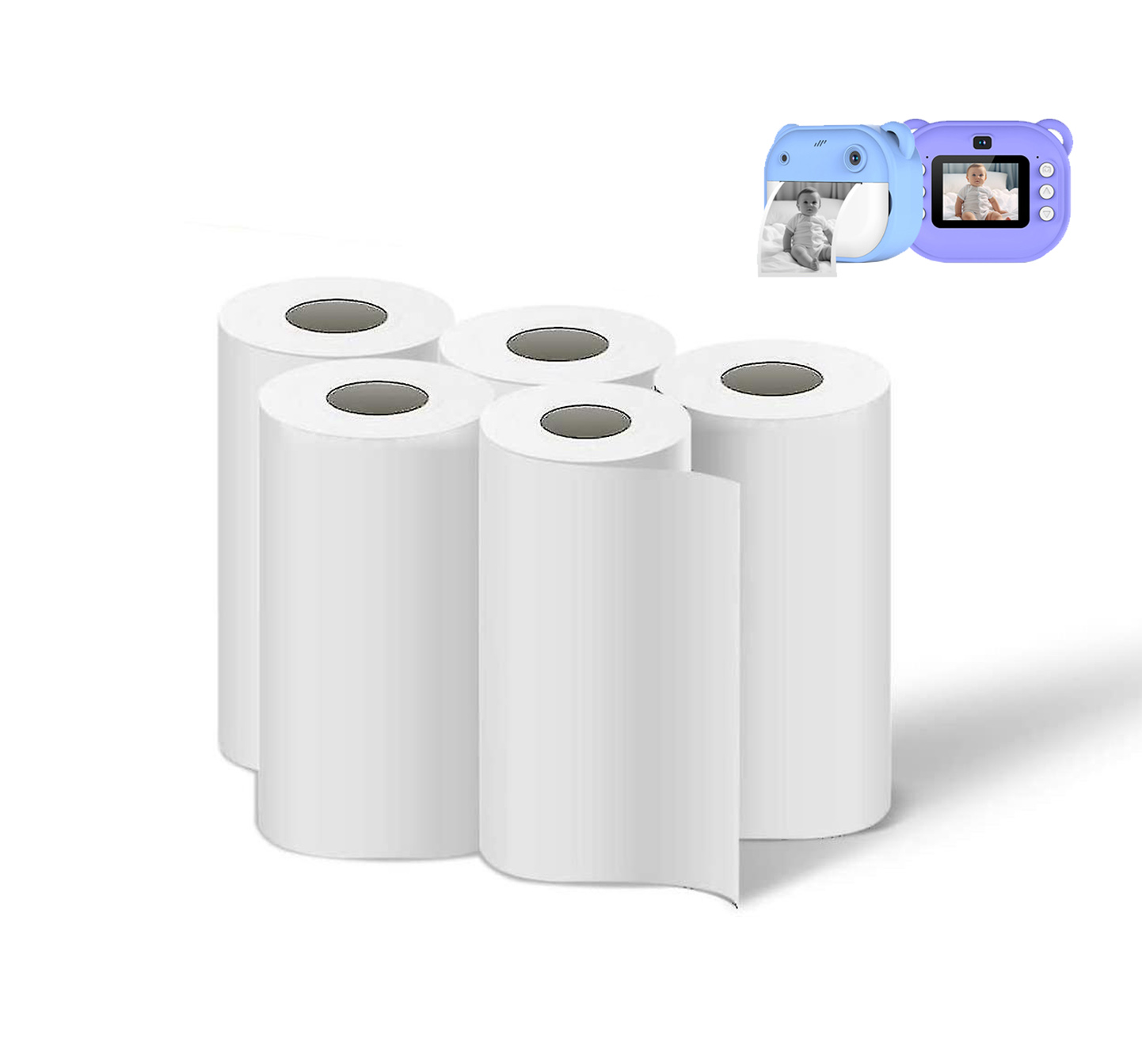 PULSE Instant Thermal Print Paper Roll x5 – 60 Prints Per Roll