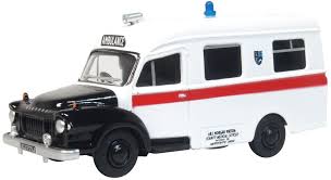 Oxford 1:76 Bedford J1 Ambulance Aberystwyth