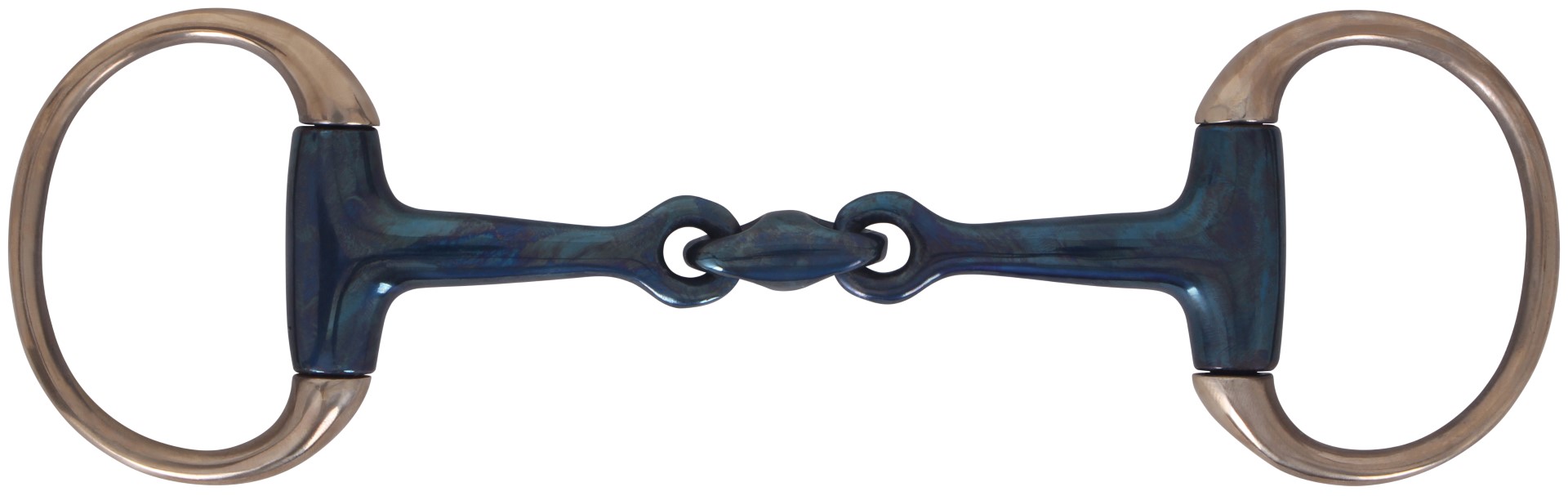 Platinum Blue Steel Eggbut Training Bit - Pony 4.5" (11.5cm)