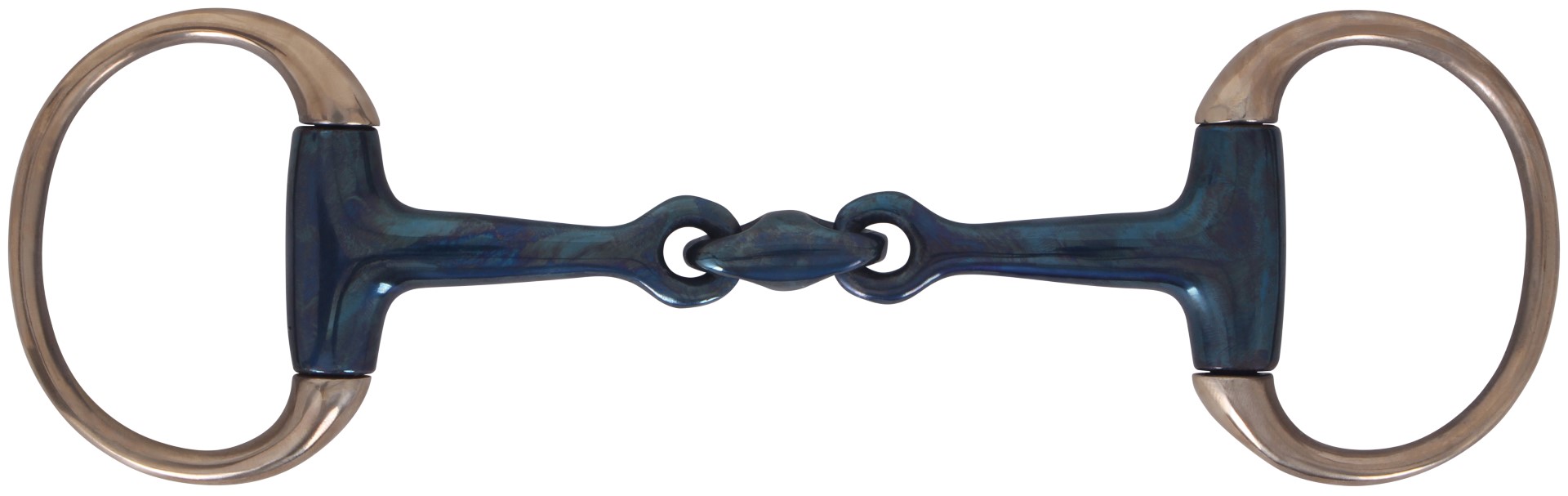 Platinum Blue Steel Eggbut Training Bit - Pony 4.5" (11.5cm)