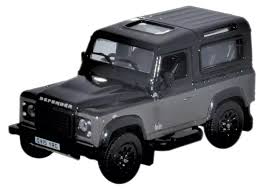 Oxford 1:76 Land Rover Defender 90 Station Wagon Corris Grey