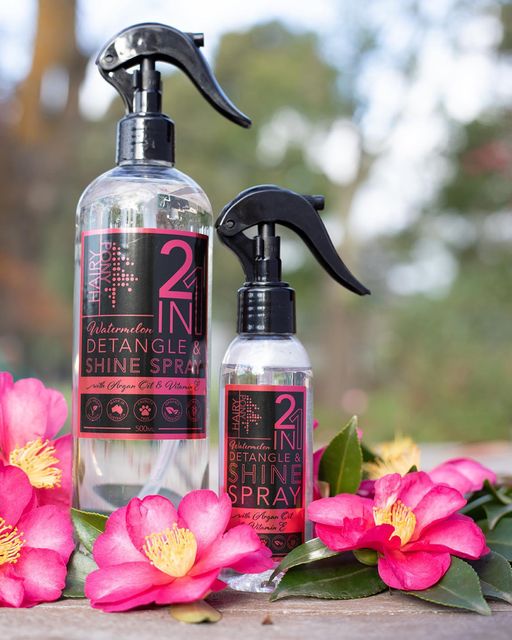 Hairy Pony 2 In 1 Watermelon Detangler And Shine Spray 125ml