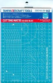 Tamiya 74142 Cutting mat A5 blue