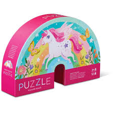 Crocodile Creek Sweet Unicorn Mini Puzzle 12pc