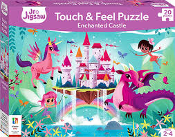 Jr Jigsaw Enchanted Castle Touch and Feel 20pc puzzle