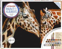 Paint by numbers - Giraffe Love