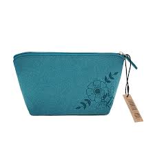 Cosmetic Felt Bag - Bee Blue