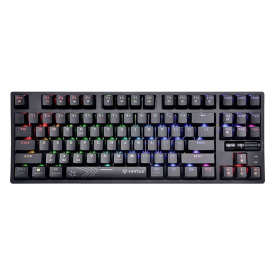 VERTUX HyperSpeed Mechanical Gaming Keyboard. RGB LED Backlit