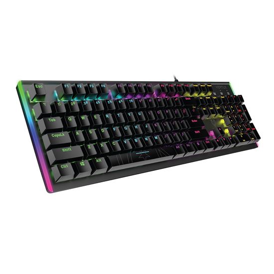 VERTUX High Performance Mechanical Gaming Keyboard with RGB Backlight.