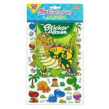 Stickers & Album Dinosaurs