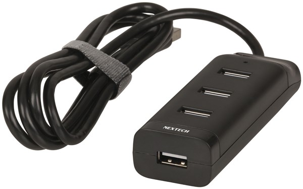 USB 2.0 4 Port Slim Hub