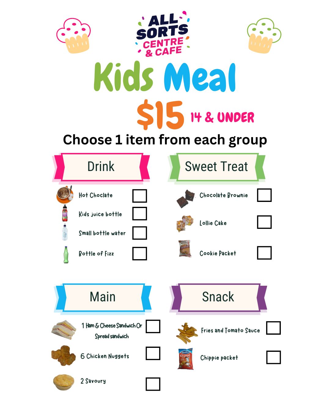 Kids Menu