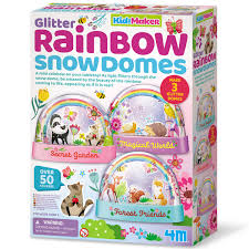 4M Glitter Rainbow Snowdomes