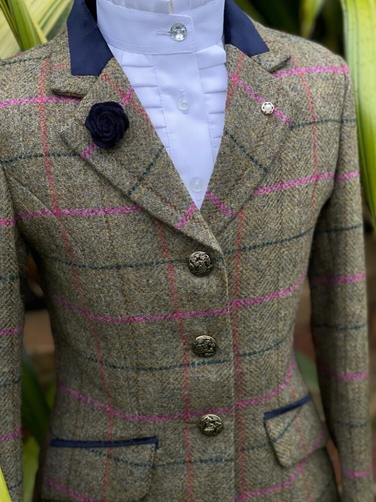 LP Design English Tweed Jacket Size 12 Childs