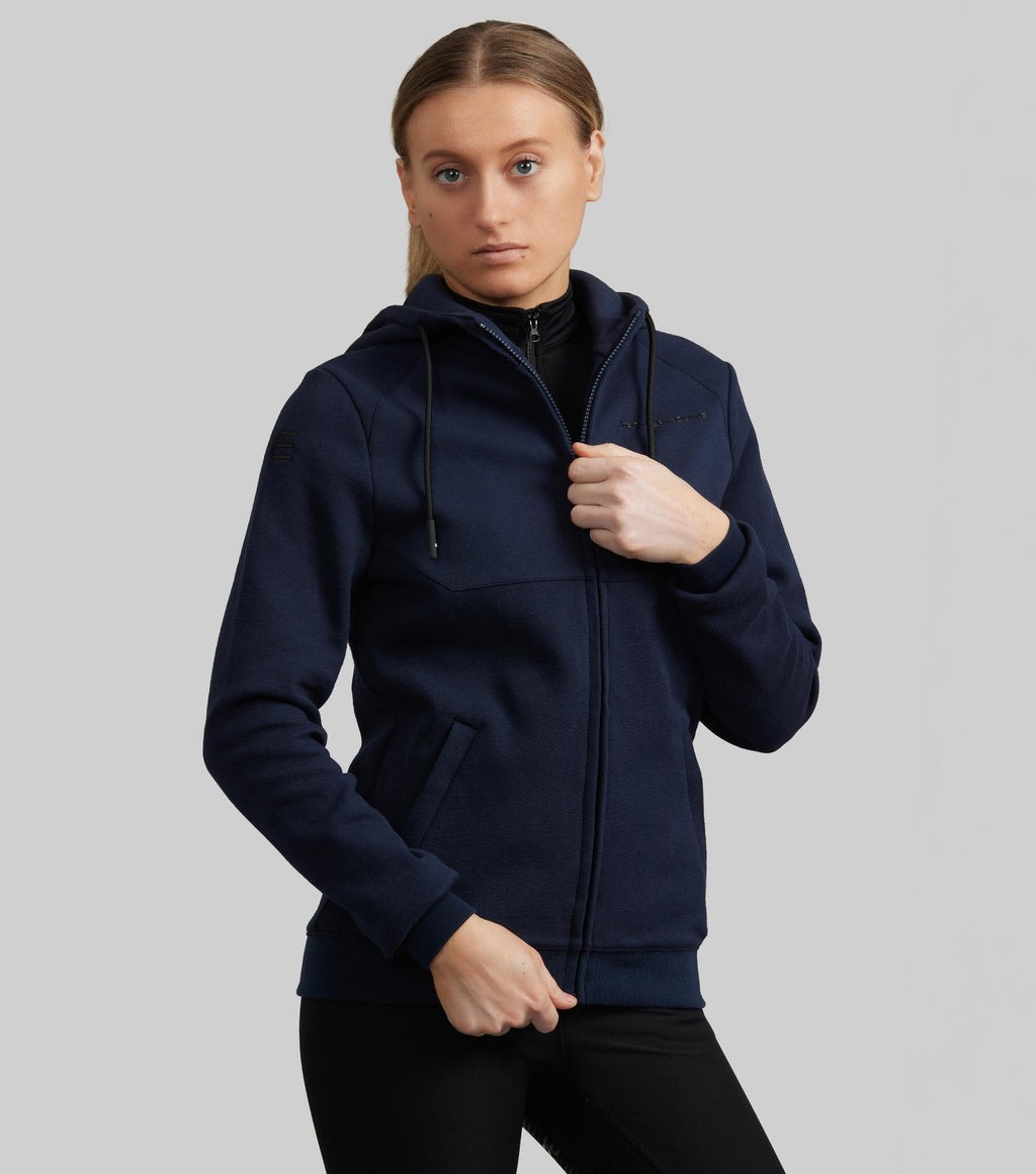 Premier Equine Legato Hooded Zip Sweatshirt French Navy UK10